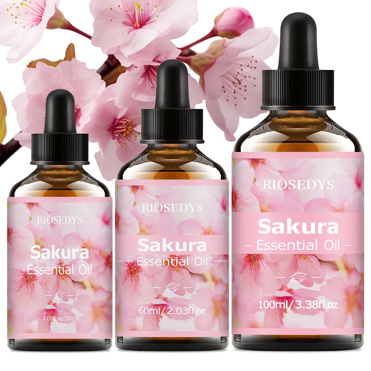 SAKURA ESSENTIAL OIL Moisturizing Nourishing Massage Suitable Zpaxo