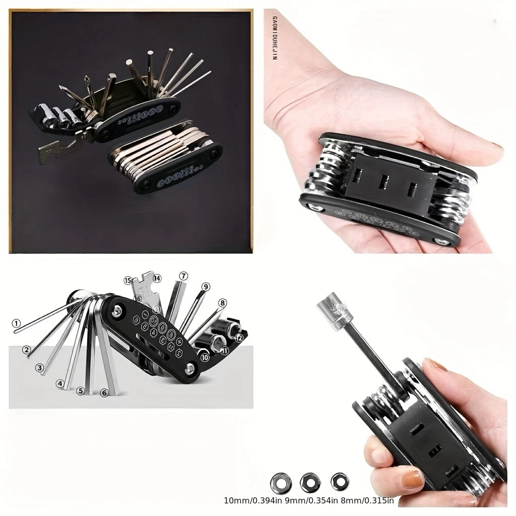 16-in-1 Socket Non-slip Grip Swivel Durable Easy Home Car Repair Zpaxo