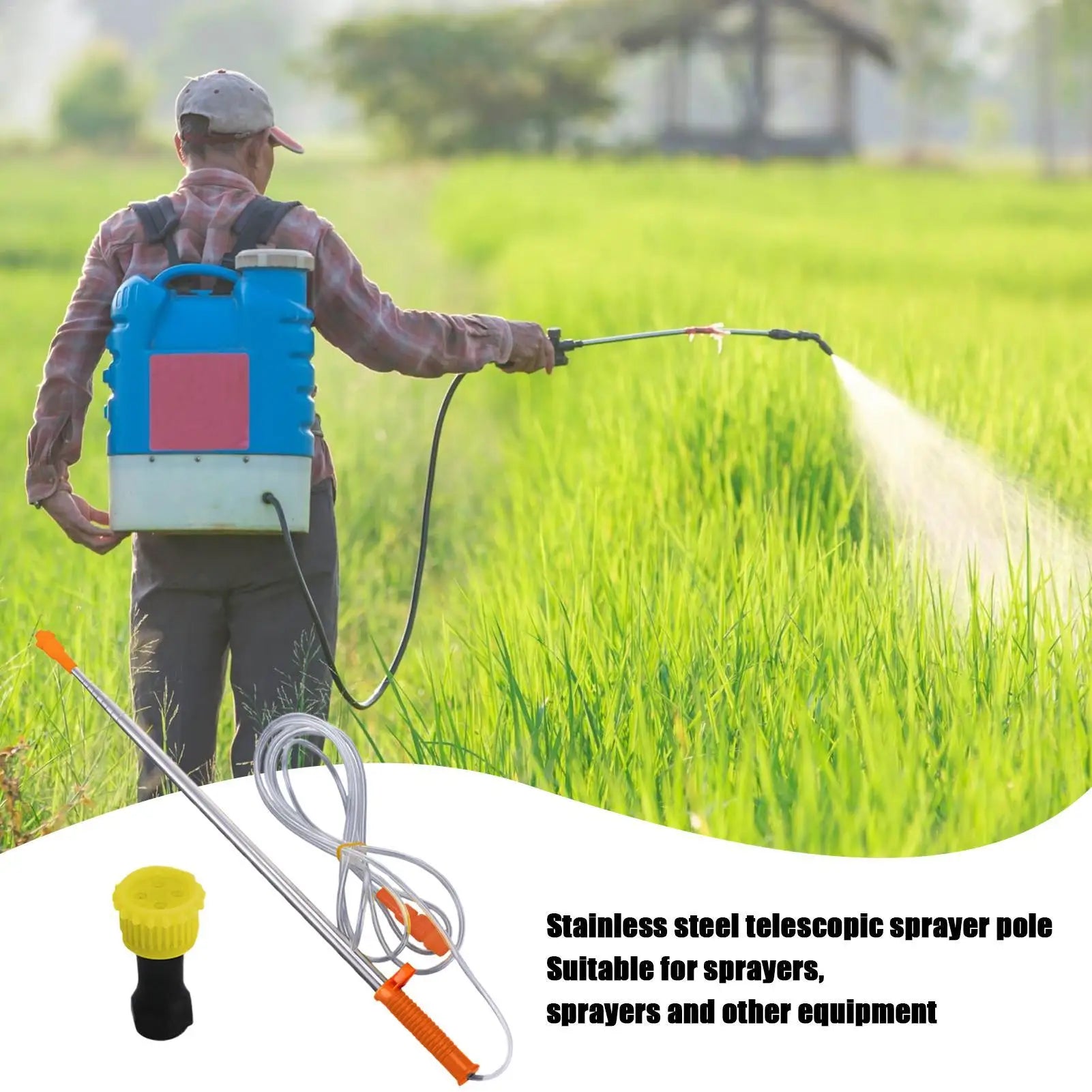 Sprayer Wand Telescopic Gardening Rod Tools 19 6- Agricultural