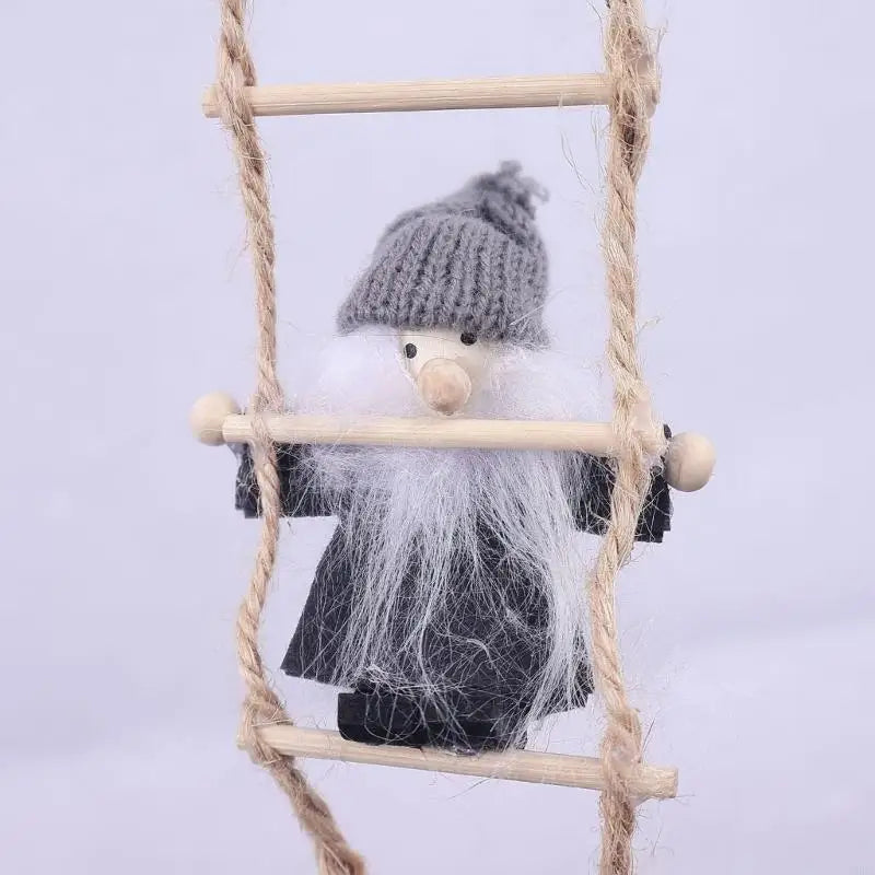 Christmas Elf Climbing Rope Decorations Festival Staircase Hanging