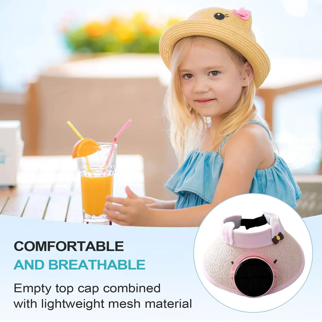 Sun Hat With Fan Solar Hat With Built In Fan Visor Cooling 3 Speed Adjustment For Yoga Hiking Festival Vacation Outdoor Garden Zpaxo