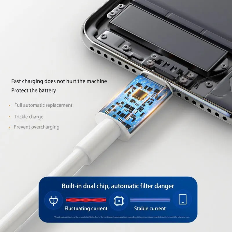 66W 6A Fast Charging USB C Cable Xiaomi Redmi POCO Huawei Honor OPPO Zpaxo