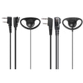 2Pin D-shape Earpiece Headset PTT Mic Earhook Earphone Baofeng Two