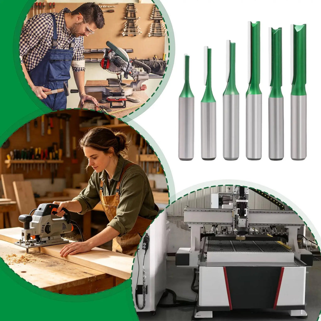 Straight Router Bits Shank Diameter Milling Cutter Grooving Cutting