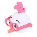 Cute Glasses Chicken Car Antenna Pen Topper Aerial EVA Ball Decor Toy