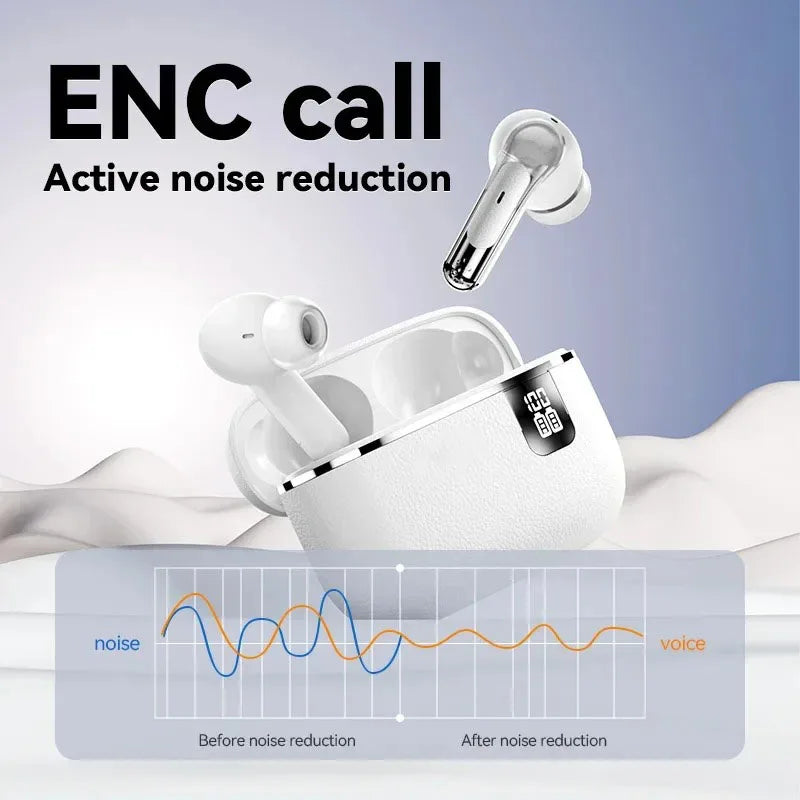 E20 ENC Wireless Earbuds Inear Bluetooth5 3 Stereo Sports Earphones