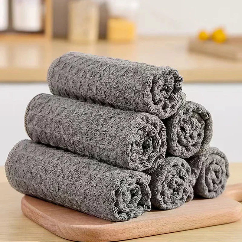 Thickened Reusable Microfiber Magic Rag Absorbent Dish Cloth Zpaxo Default Title