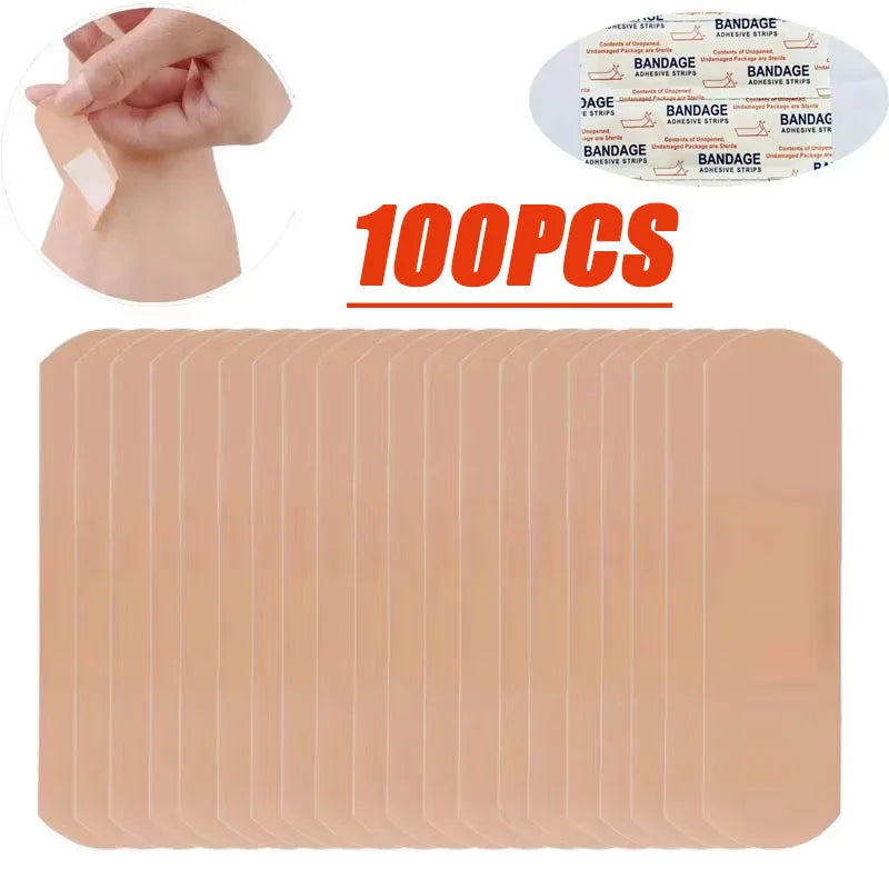 Waterproof Breathable Adhesive Bandages – 50 or 300 Pack