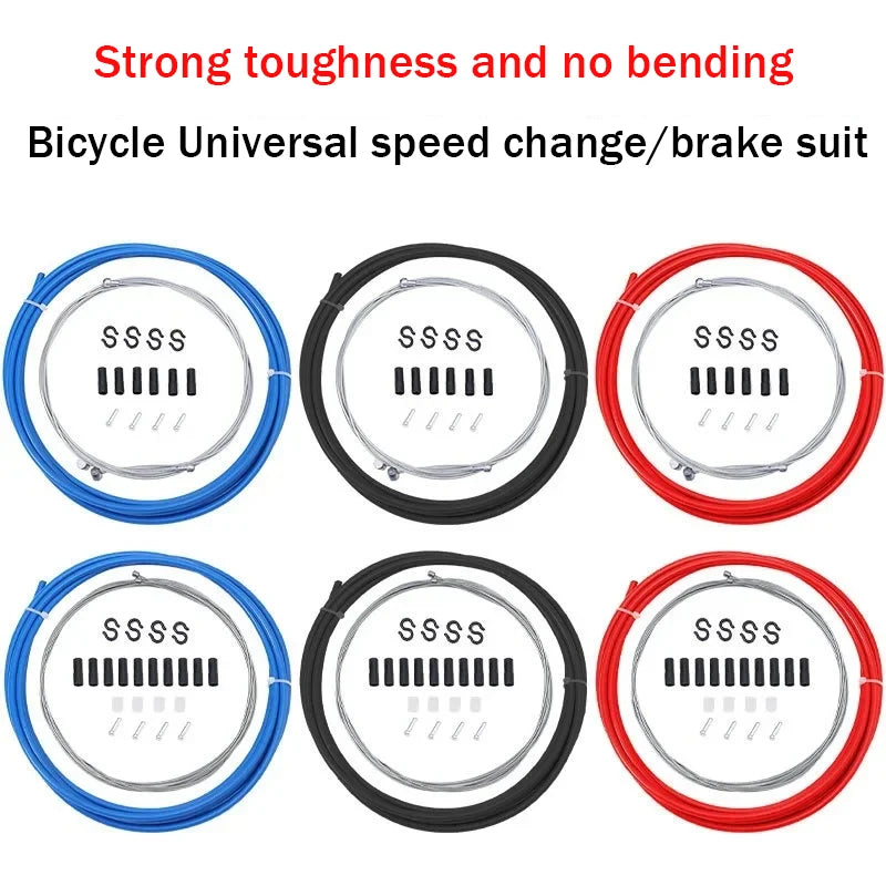 3M MTB Road Bike Brake/Shifting Cable Housing Sets 4mm 5mm Bicycle Derailleur Line Pipe Brake Cable Line Pipe Kit Bike Parts Zpaxo