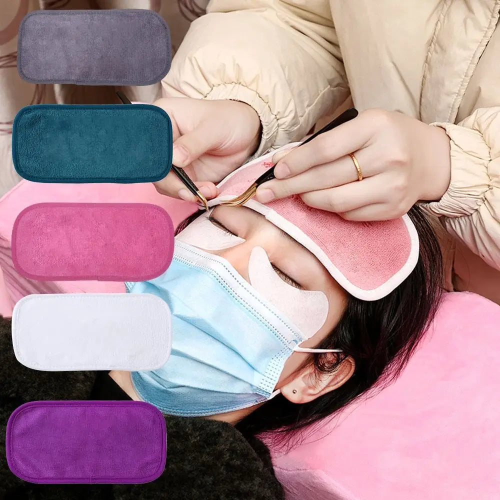 Reusable Pallet Towel Makeup Tools Extension Eyelash Pad Forehead Zpaxo