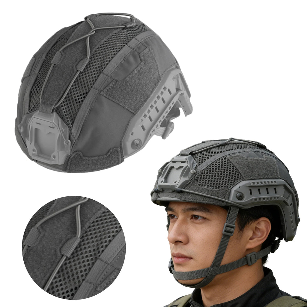 WOSPORT FAST SF Airsoft Paintball Helmet Cover Elastic Fixed Cord