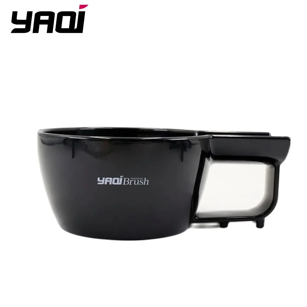 YAQI High Quality 5 Colors Shaving Bowl For Men Shaving Brush Solid Color Simple Fashion Plastic Mens Professional Shaving Bowl Zpaxo AB018