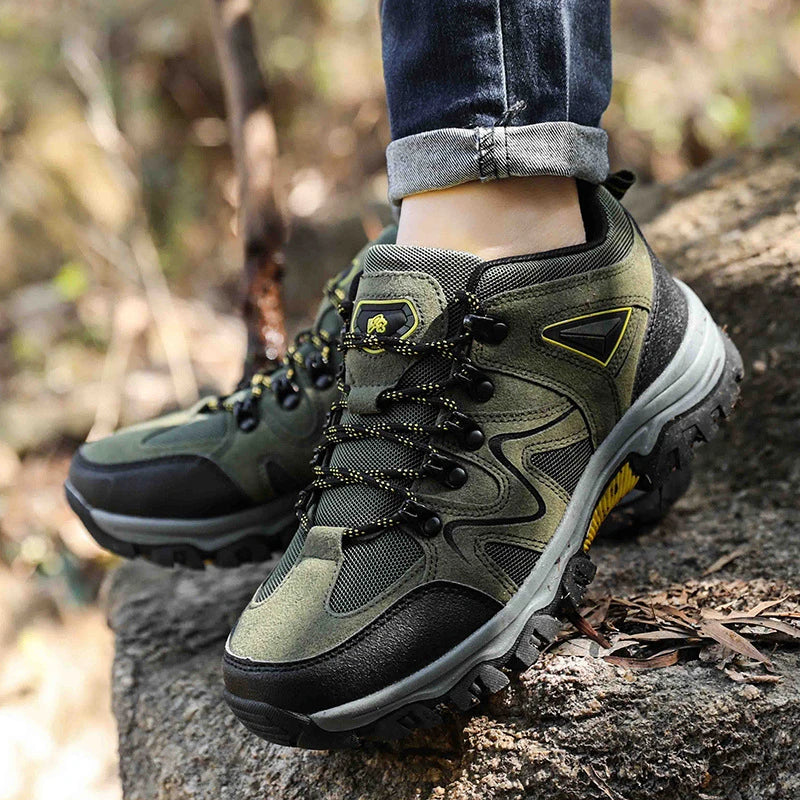 Autumn Low-top Lace-up Hiking Shoes Men's Outdoor Large-size Zpaxo