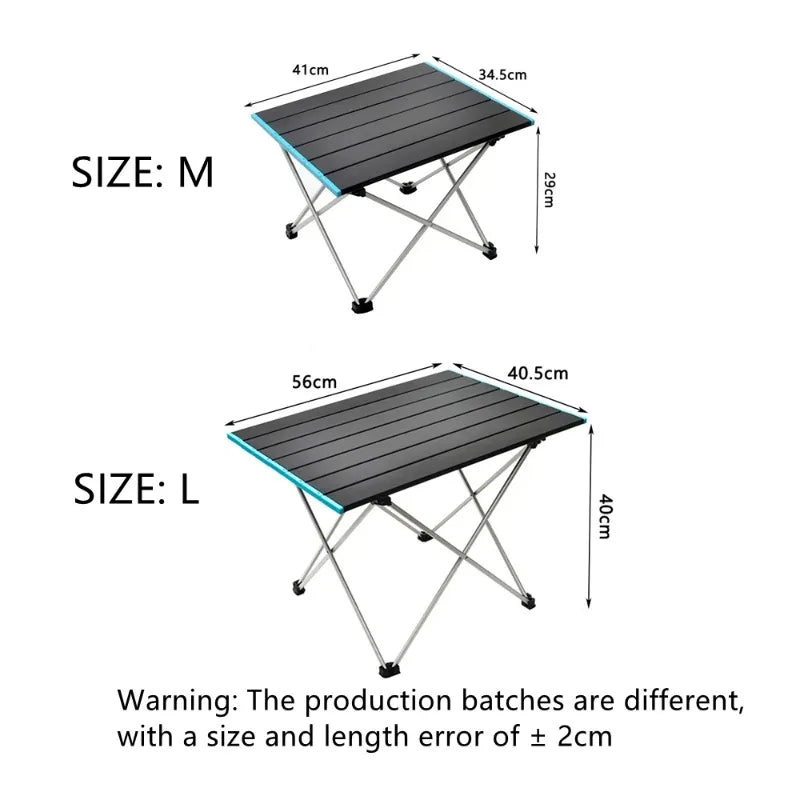 Ultralight Portable Folding Camping Table Foldable Outdoor Dinner