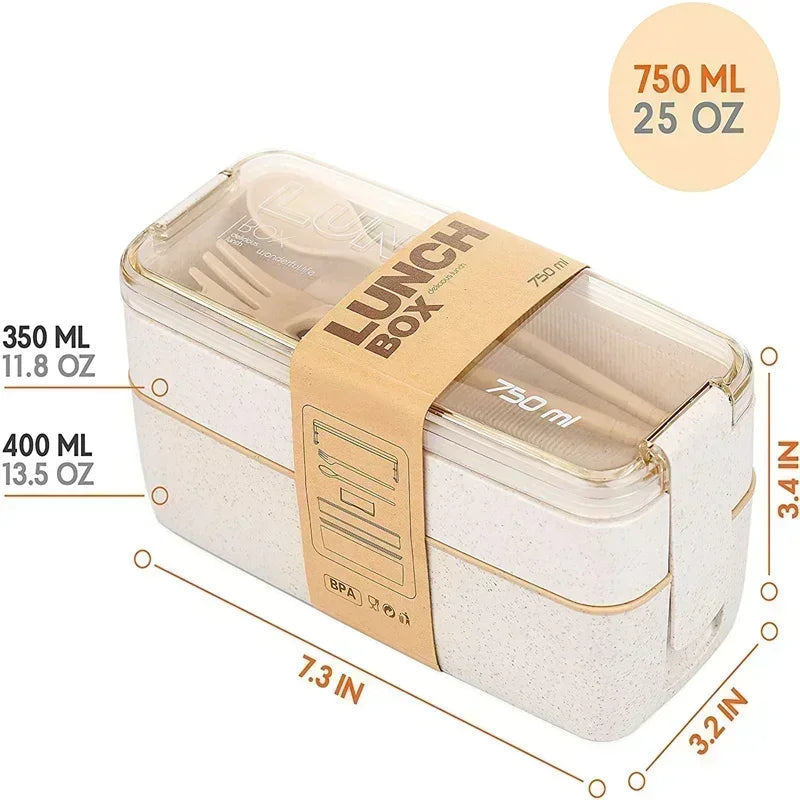 Safe Lunch Food Container Kids Bento Box Leakproof Containers Cute