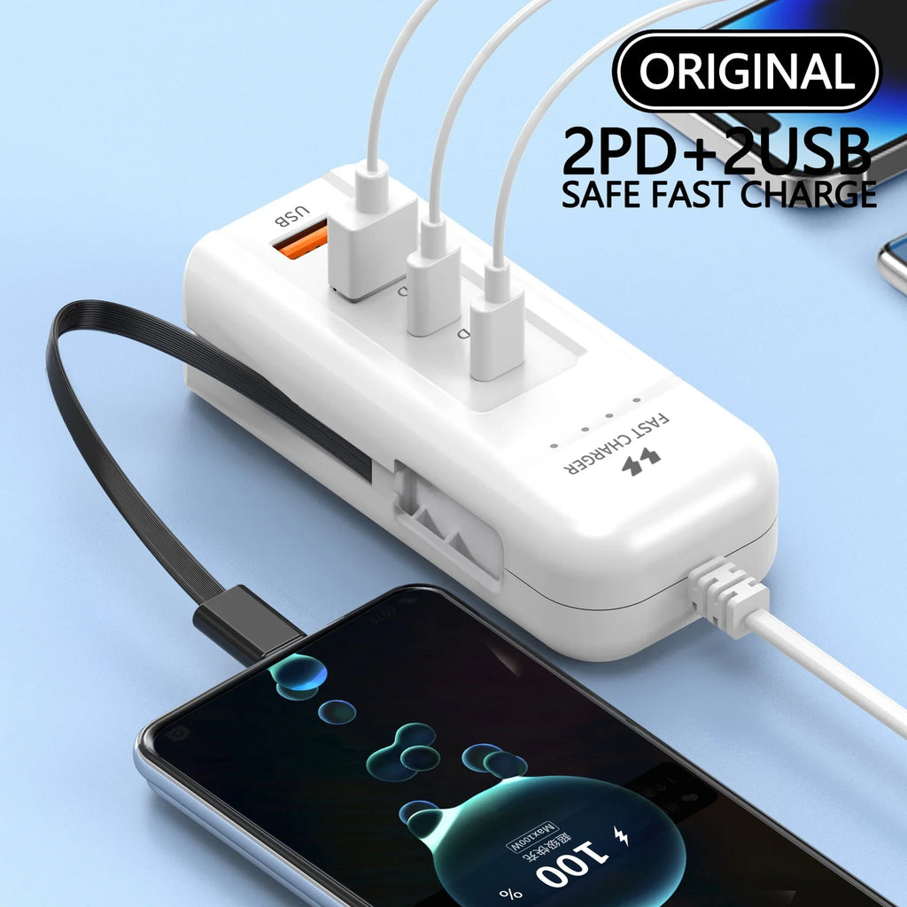 USB Charger PD Type C Fast Charge Quick Wall Chargers Multiport USB Hub Adapter Mobile Phone EU/US Plug USB Type C Quick Charger Zpaxo