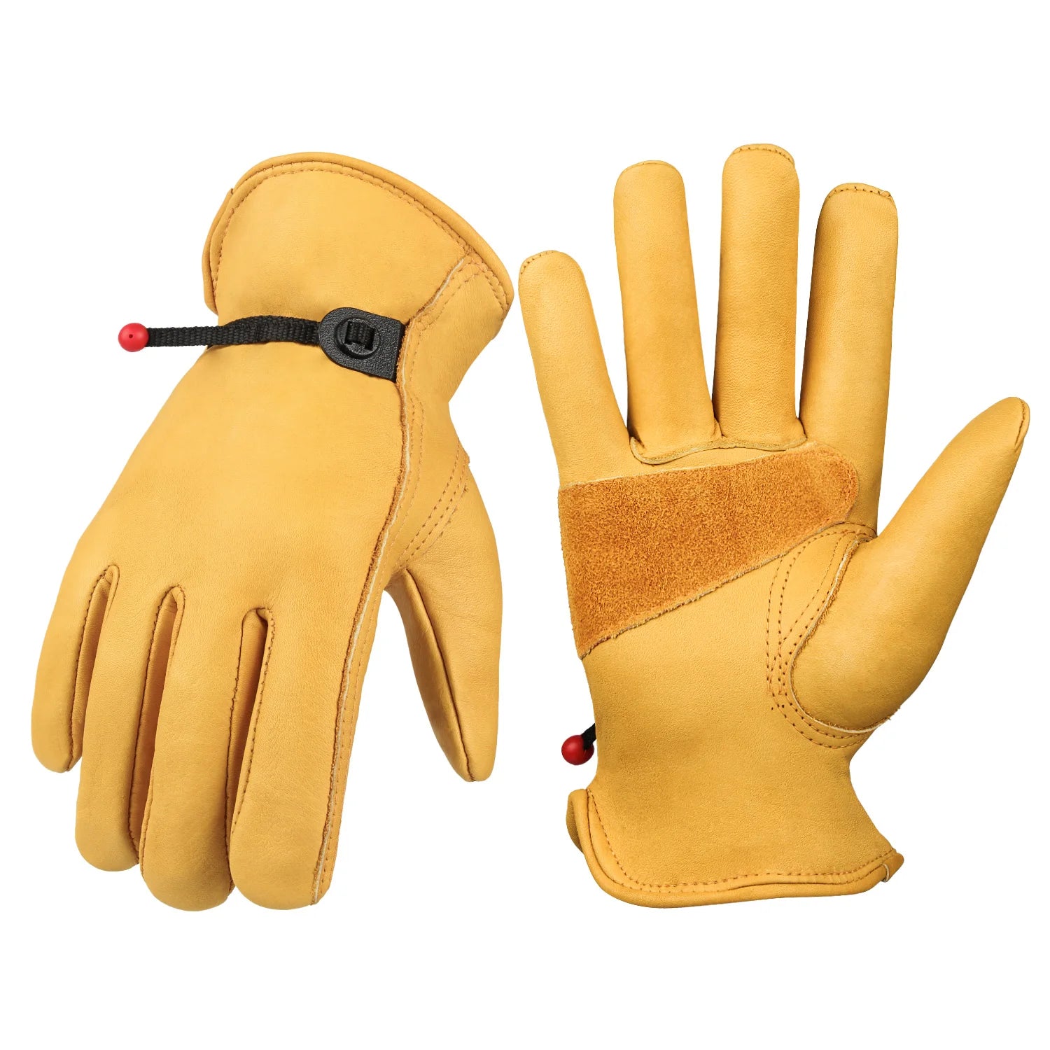 Cowhide Welding Working Safety Protection Gloves HeatInsulation Anti-cut Fire Retardant Woodstove Fireplace Barbecue Baking Zpaxo