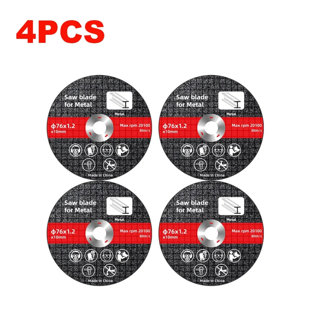 1/10PCS 76mm Metal Cutting Discs Wear Resistance Cut Off Circle Wheels Blades Cutting Wheels Angle Grinder Accessories Zpaxo 4PCS