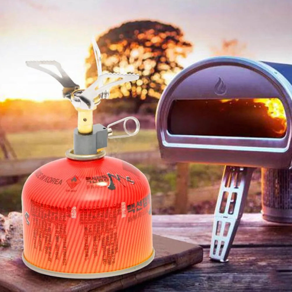 3000W Mini Gas Stove Burner Camping Folding Outdoor Portable Furnace