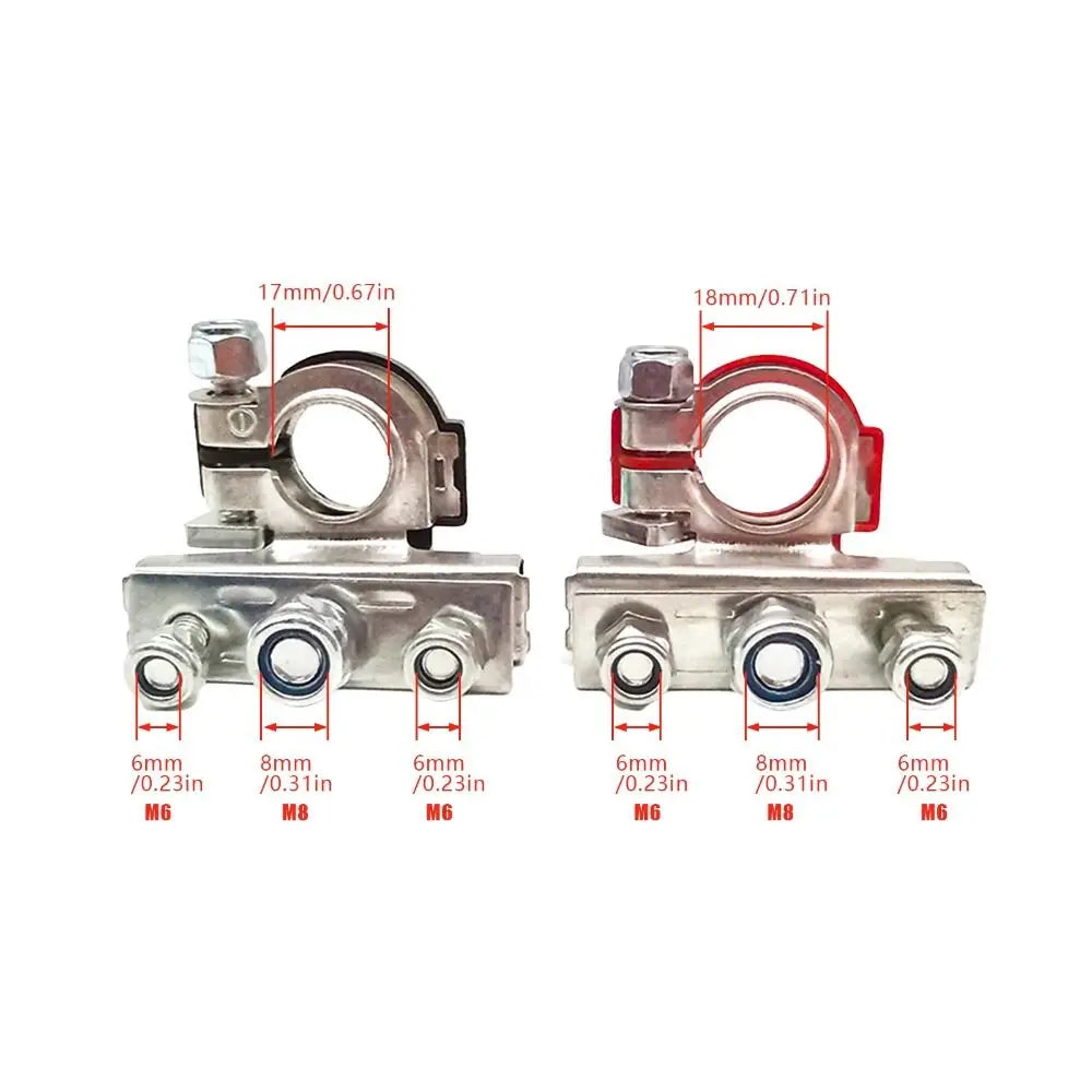 Iron Nickel-plated Lithium Battery Terminal Block Anti-corrosion Zpaxo