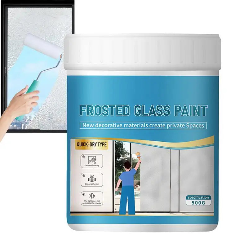 Matte Glass Paint Opaque Bathroom Window Sandblasting Water-based