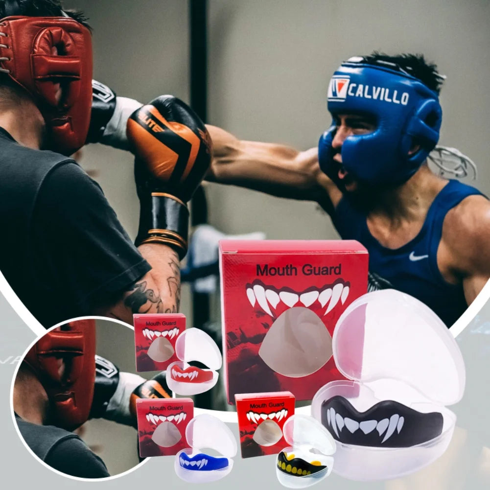 1- Fighting Training Mouth Guard Boxing Gum Shield Slim Fit Adult