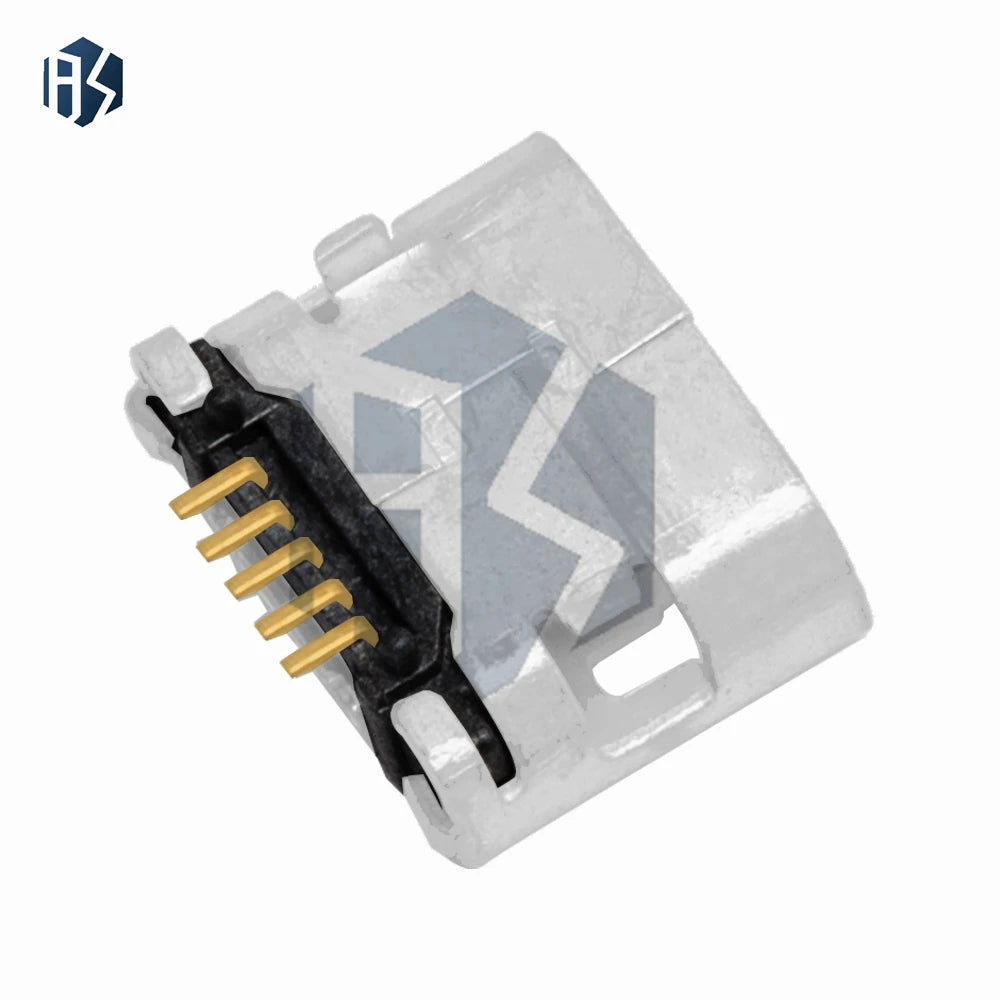 Tail Micro USB Charging Jack 5Pin PCB Mount Electrical Connector Zpaxo