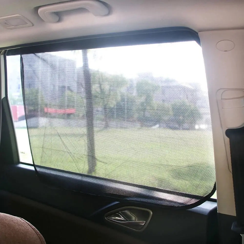 4 PCS Magnetic Design Magnetic Car Sunshade Folding Mesh Material UV Protection Sunshade Anti-UV Blackout Zpaxo