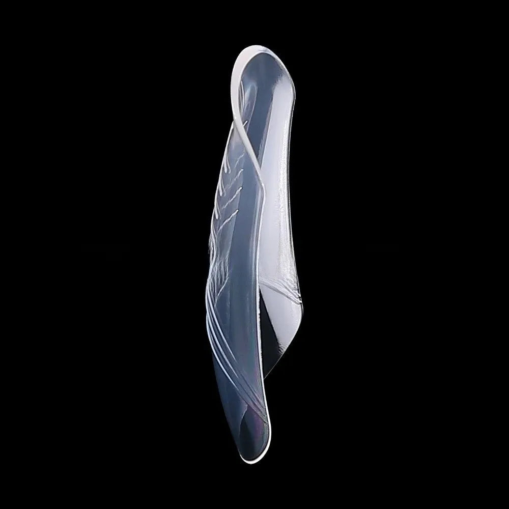 15 Sizes Sandwich Nail Forms Transparent Reusable Space No-trace Long Zpaxo