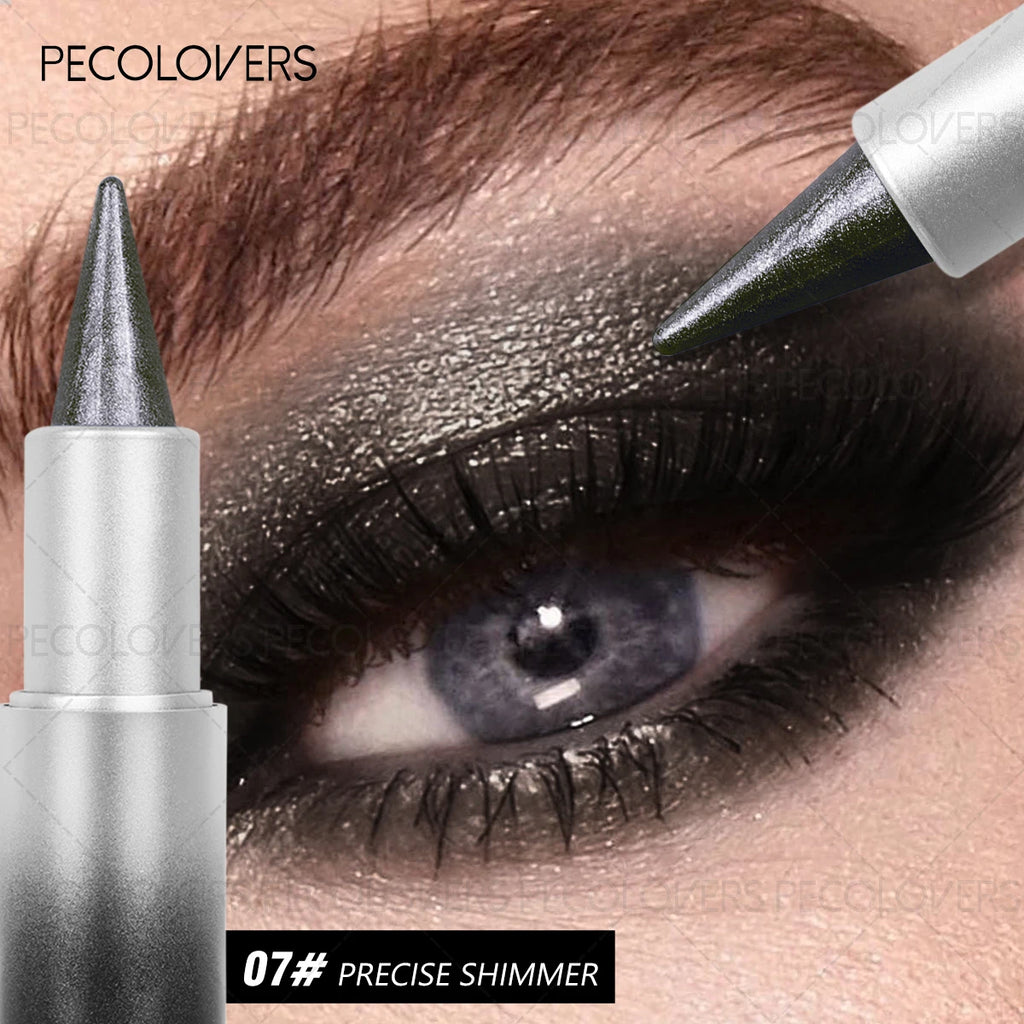 Matte Glitter Eyeshadow Stick Makeup Pearlescent Brighten Lying Silkworm Eyeliner Highlighter Lasting Eye Shadow Pencil Cosmetic Zpaxo 07