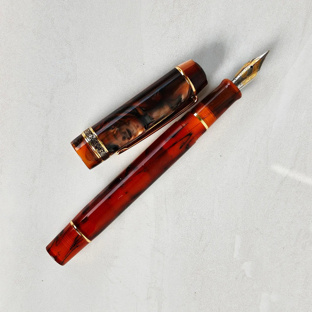Kaigelu 316 Fountain Pen, Fine Point EF F M, Screw Cap, Calligraphy Practice, Sakura, Aest Zpaxo