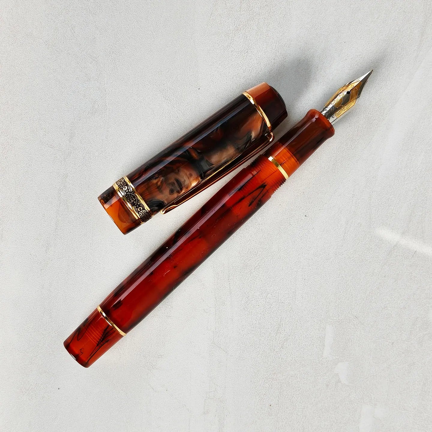 Kaigelu 316 Fountain Pen, Fine Point EF F M, Screw Cap, Calligraphy Practice, Sakura, Aest Zpaxo