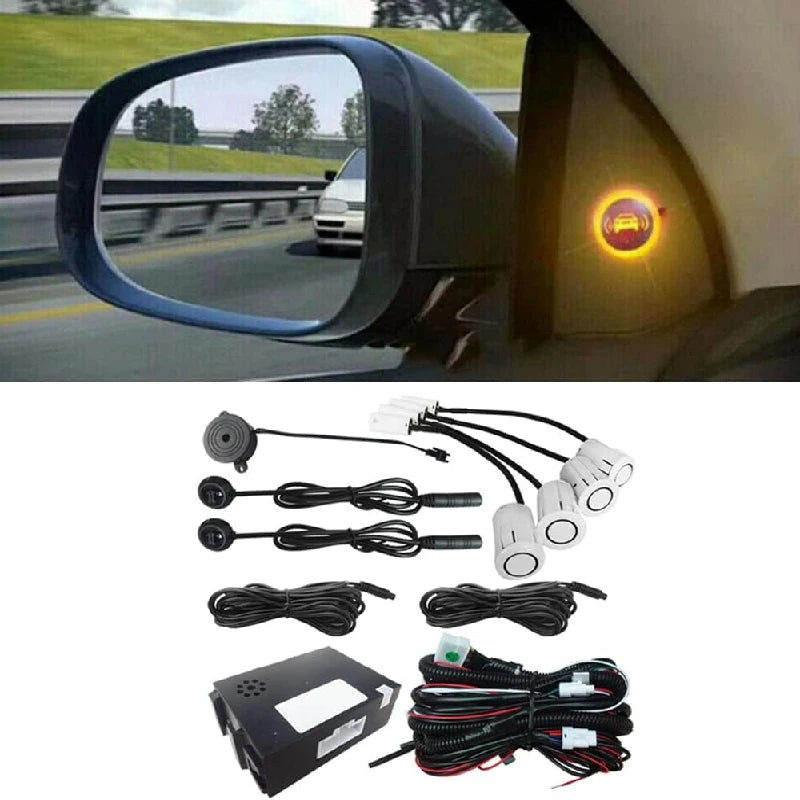 Universal Blind Spot Sensor Radar Warning Monitoring System LCA Lane