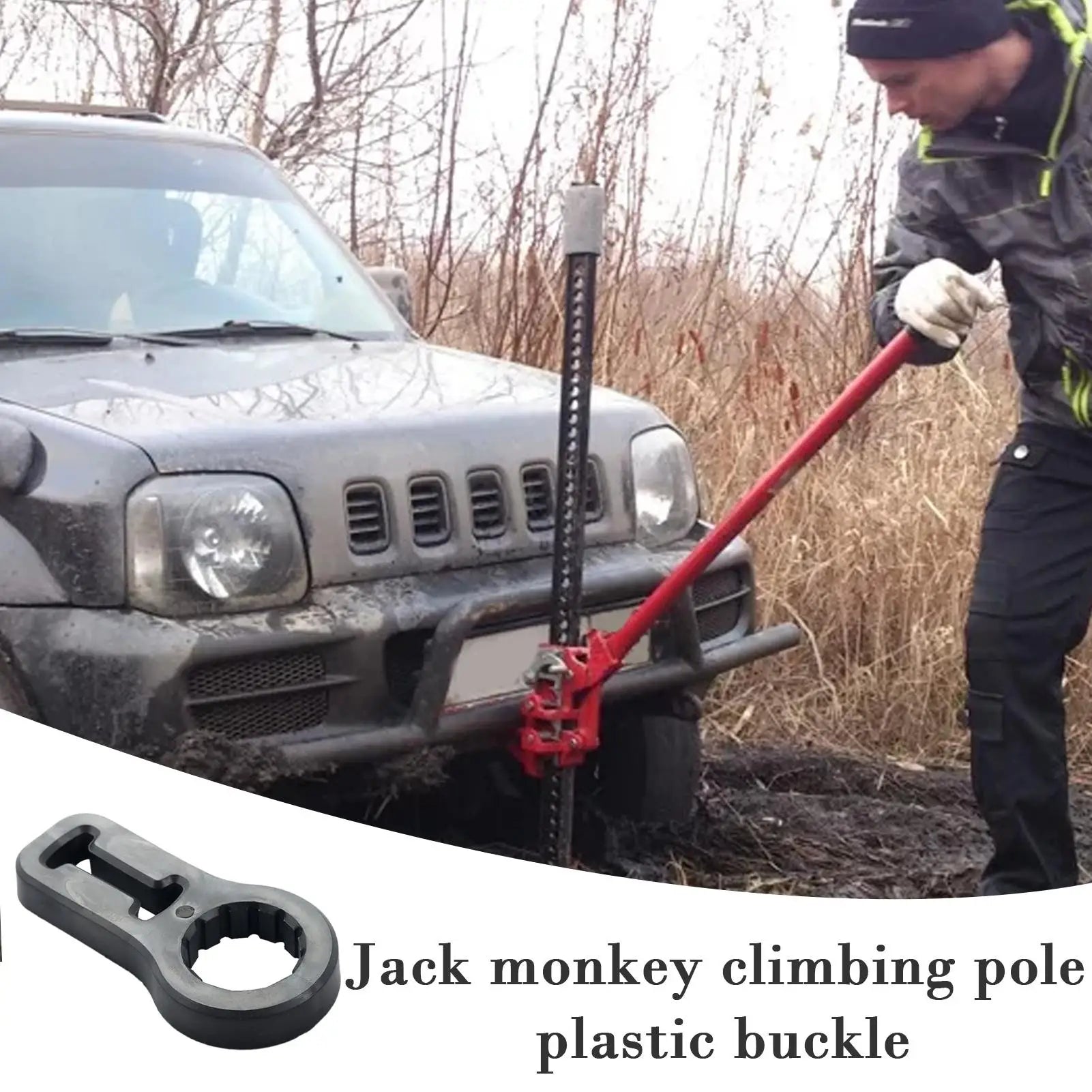 Lift Jack Handle Mount Bracket Seamless Quick Latch Farm Locking
