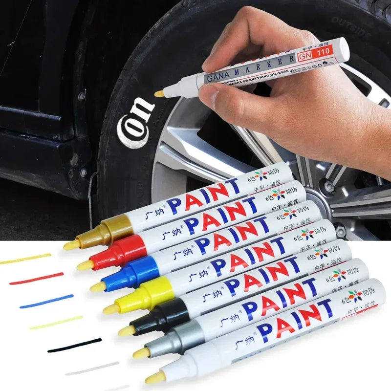 Waterproof Permanent Tire Paint Marker Pen – Car, Bike & Metal