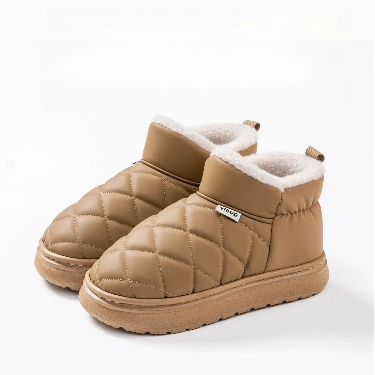 Winter Outdoor Snow Boots Women's Waterproof Slip-resistant Design Zpaxo 38-39 Coffee