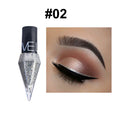 Pearlescent Glitter Diamond Liquid Eyeliner Shimmer Silver Color Waterproof Long Lasting Easy to Wear Eye Pencil Korean Makeup Zpaxo 02