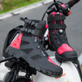 Lexsan Motorcycle Boots Men Leather Motos Breathable Anti Slip