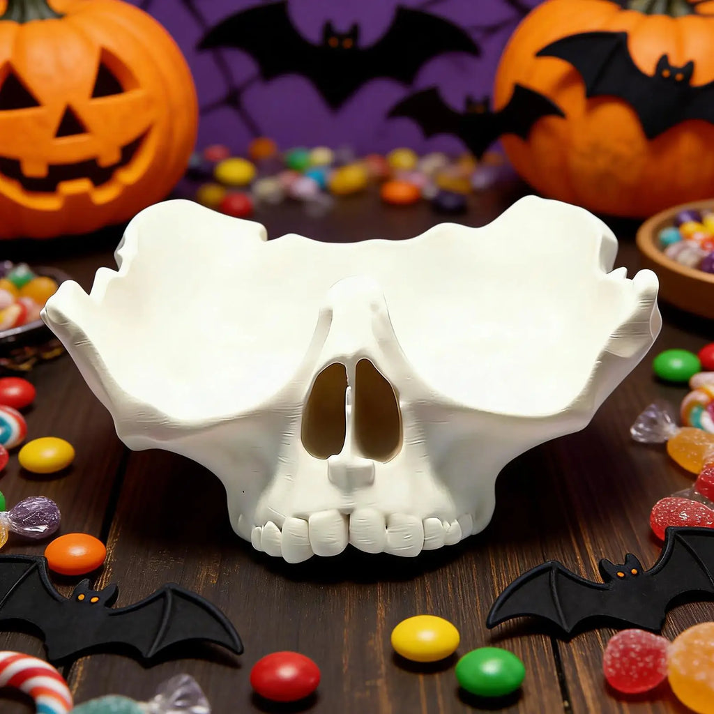 Fruit Plate Skull Shape 3D Printed Serving Plates Platter Tray