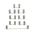 652F Mechanical Keyboard Satellite Shaft Transparent 6.25U Plate Screw Stabilizer Zpaxo 104 CN