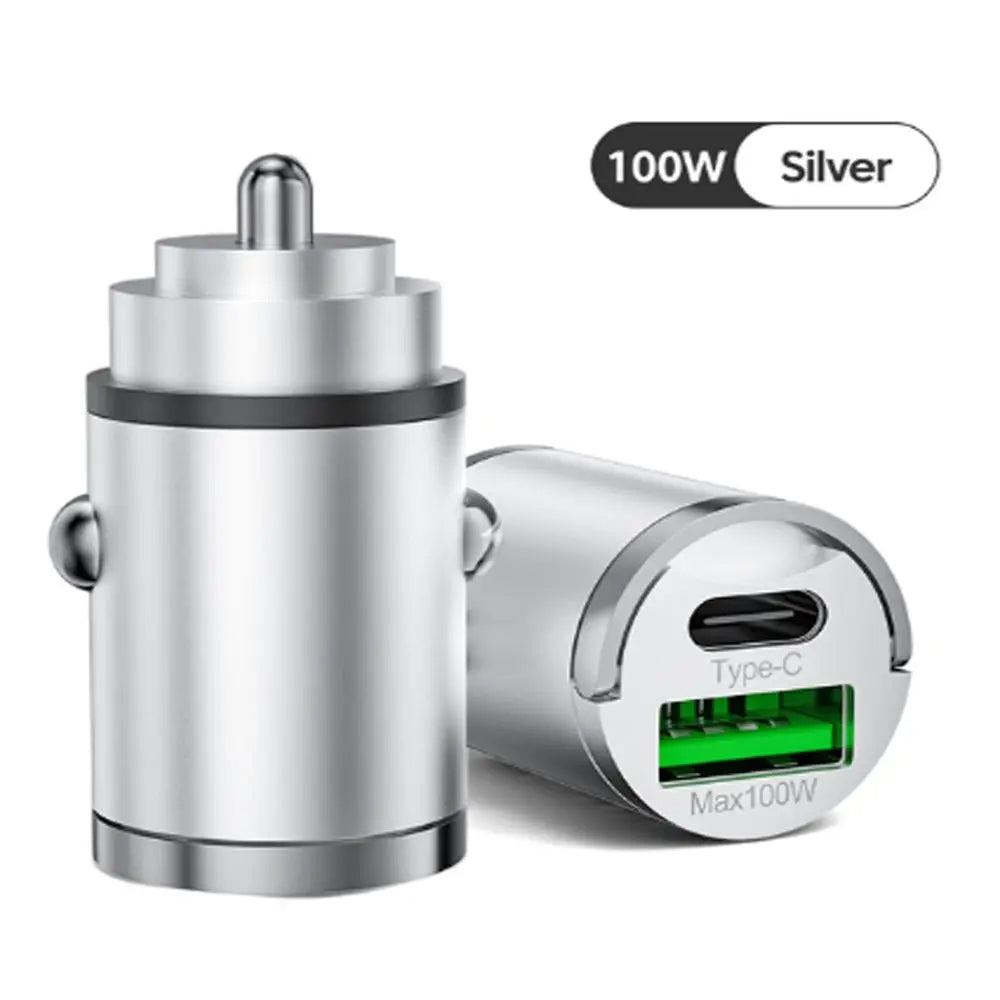 100W USB Car Charger QC3 0 No Harm Phone C Adapter Multi-protection Zpaxo 6 type--max100w