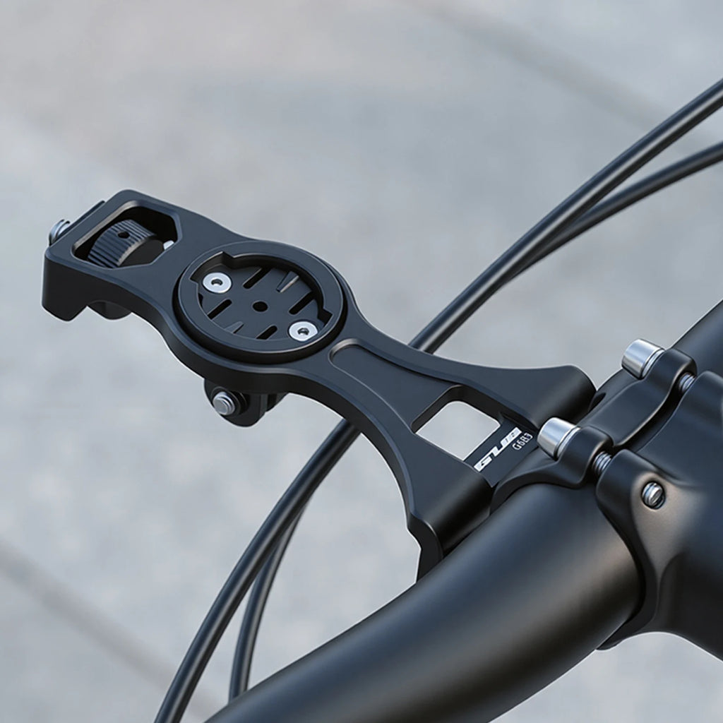 Bike Computer Mount Aluminium Alloy Integrated Handlebar Out Front Zpaxo