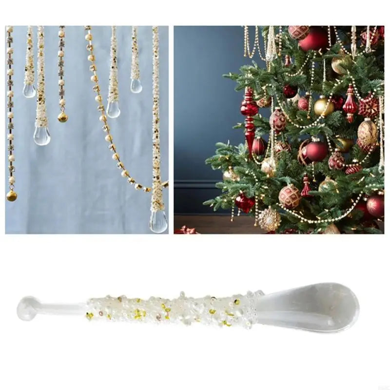 Glimmering Ice Column Ornament Unambiguous Substance Vary- Use Festal