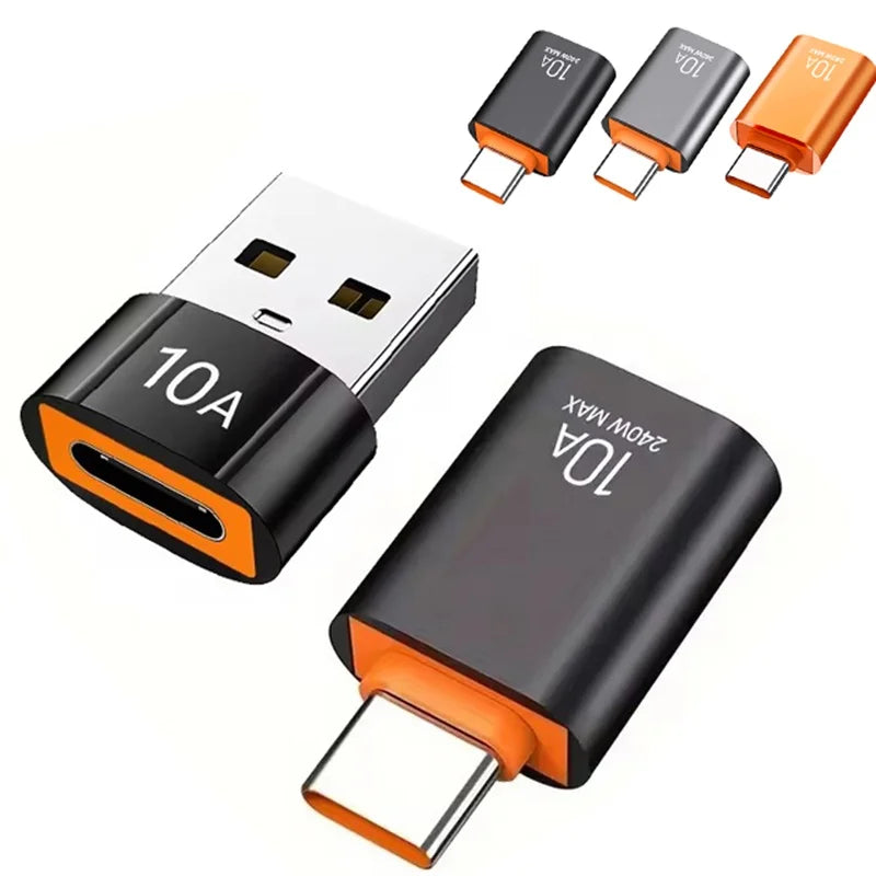 10A USB C OTG Adapter Converter 3 0 240W Laptop Xiaomi Macbook