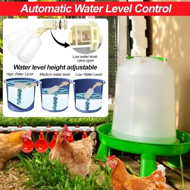 Automatic Poultry Drinking Cup Structure 58 Parts PVC Pipe