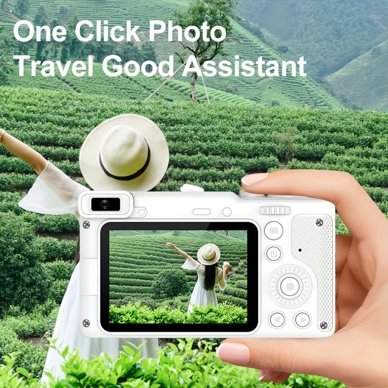 Portable Digital Camera CCD High Definition Autofocus 8X Zoom Video Camcorder Student Party DSLR for kids Beginner Camera Zpaxo