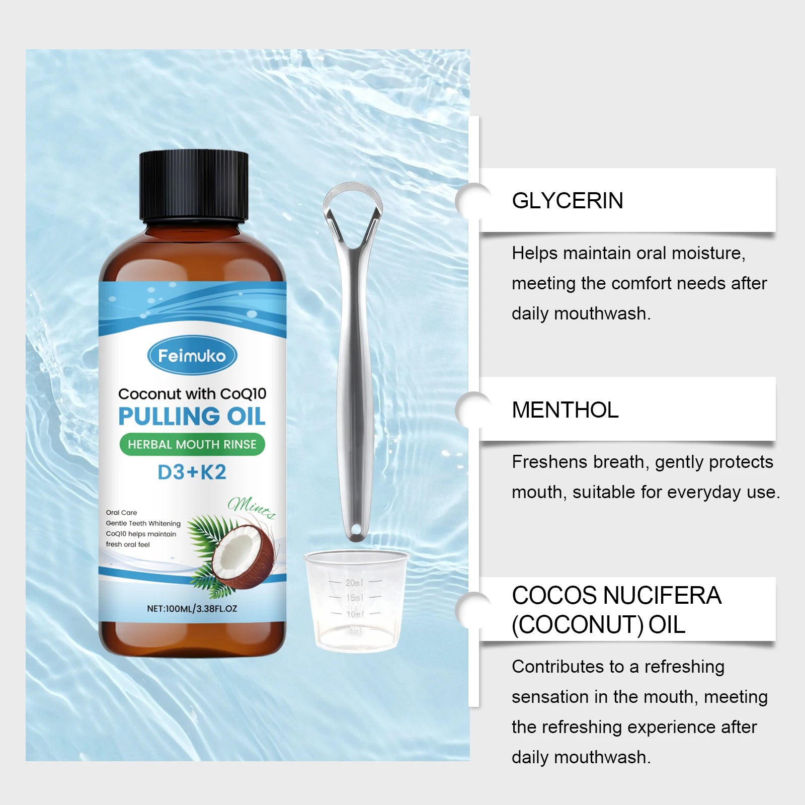 Fresh Breath Mouthwash Everyday Oral Care Teeth Fragrance Zpaxo