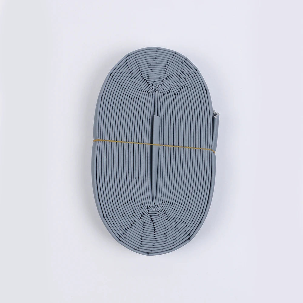 10M Weather Stripping Self-Adhesive Seal Strip for Door Window Window Insulation Soundproof Dustproof Gap Filler Zpaxo Gray 10M