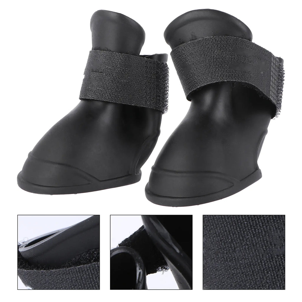 Waterproof Pet Rain Boots Dogs Puppies Candy Flexible Non-toxic PVC