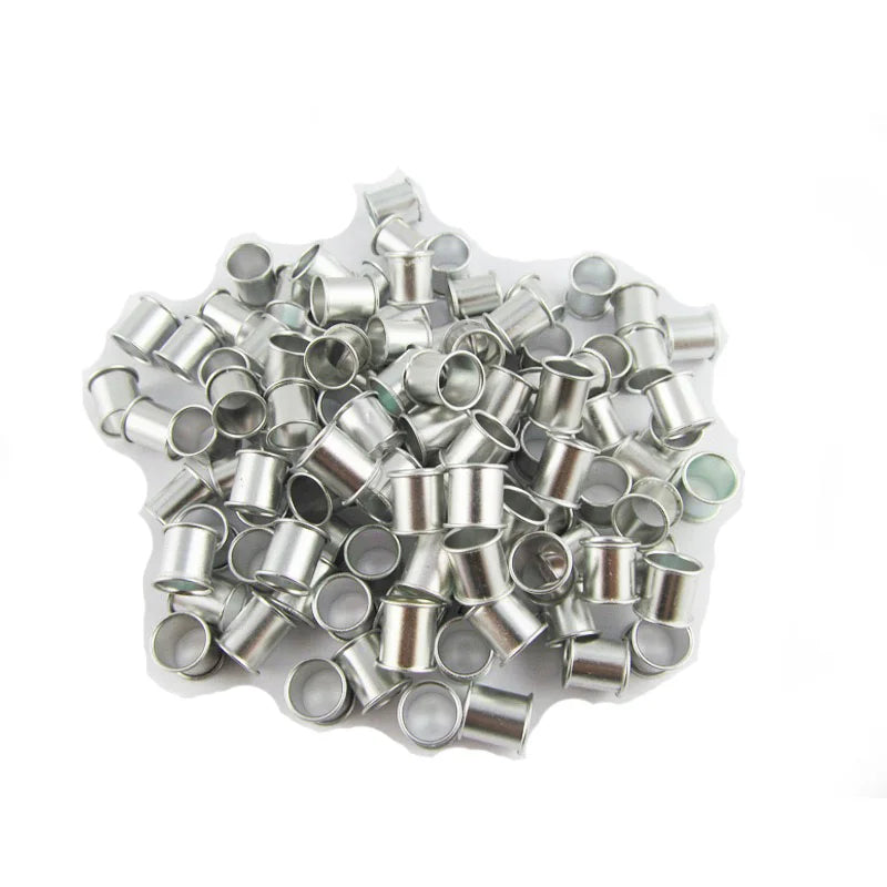 Pigeon Foot Rings Aluminum Ring Birds Identification Tools 7 Colors Zpaxo Silver